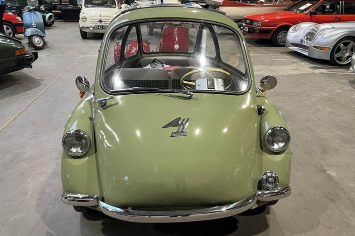 Grøn Heinkel 150 fra 1956