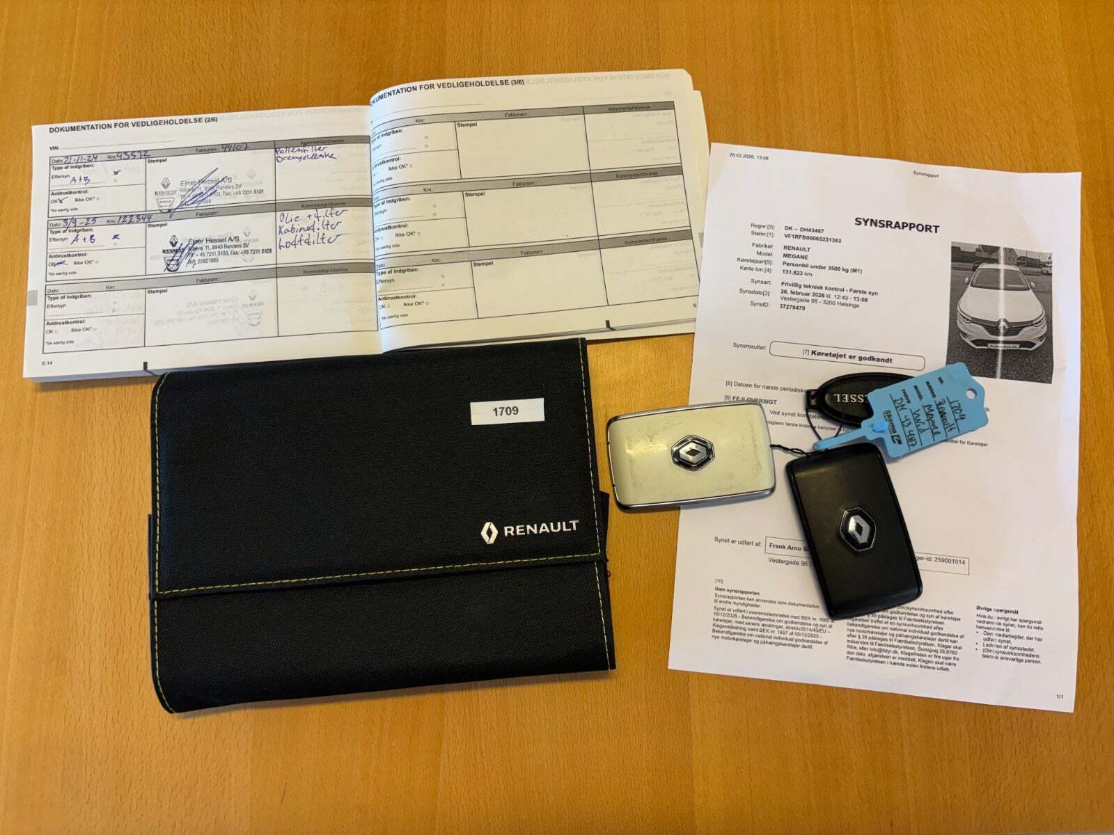 Hvid Renault Megane IV fra 2020