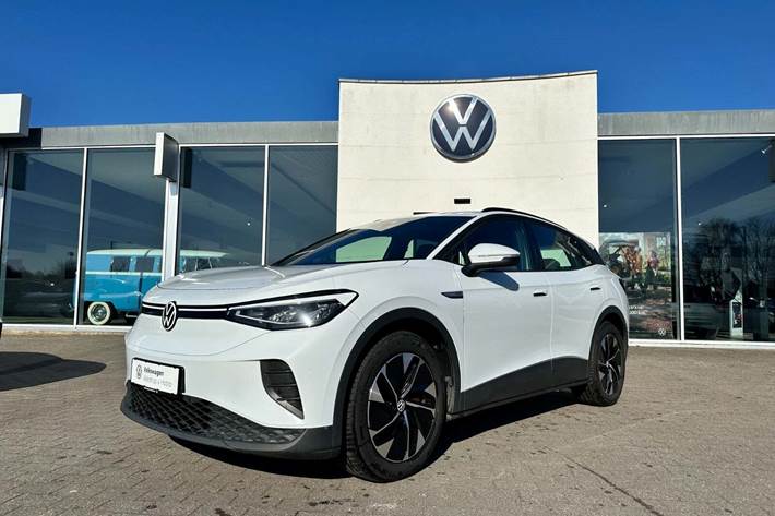 Hvid VW ID.4 fra 2023 set udefra