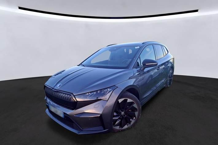 Grå Skoda Enyaq fra 2022
