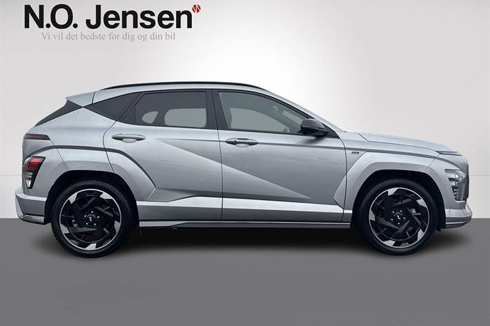 Sølv Hyundai Kona fra 2024