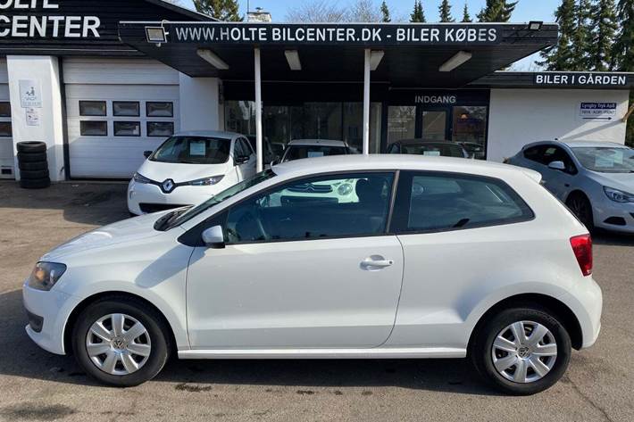 Hvid VW Polo fra 2012