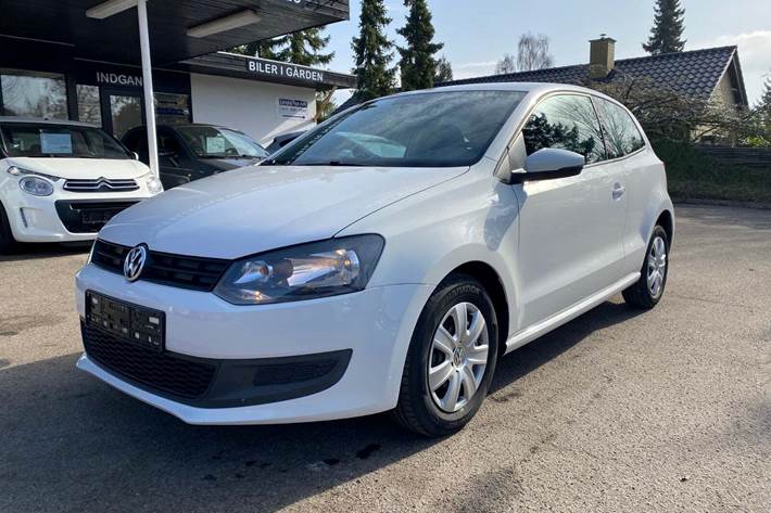 Hvid VW Polo fra 2012