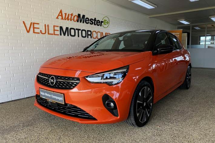 Orange Opel Corsa-e fra 2020