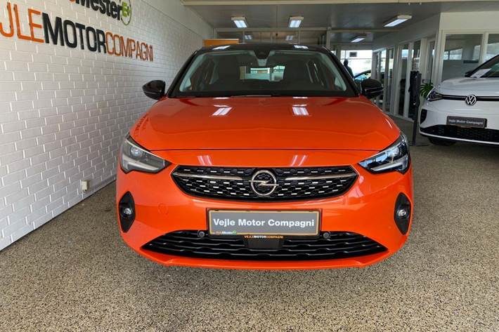 Orange Opel Corsa-e fra 2020