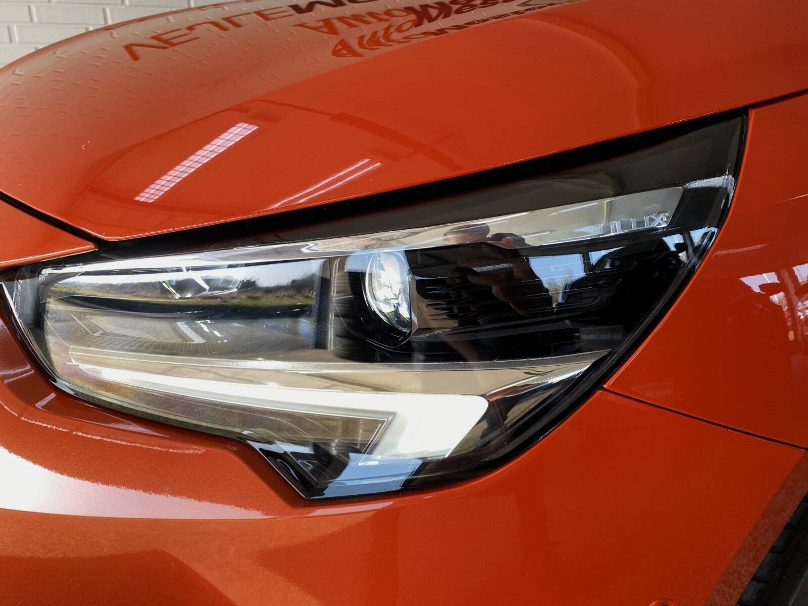 Orange Opel Corsa-e fra 2020