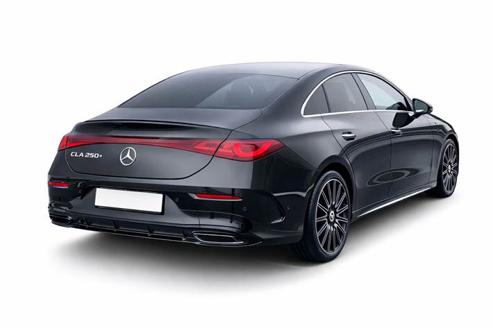 Sort Mercedes CLA250+ fra 2025