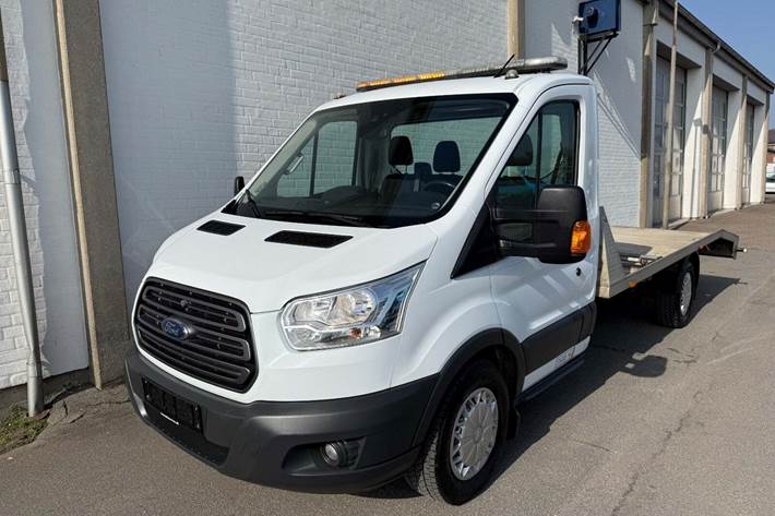 Hvid Ford Transit 350 L3 Chassis fra 2014