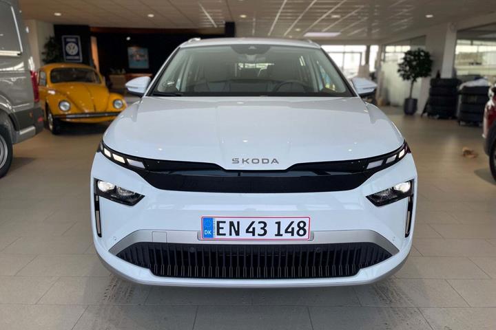 Hvid Skoda Enyaq fra 2026