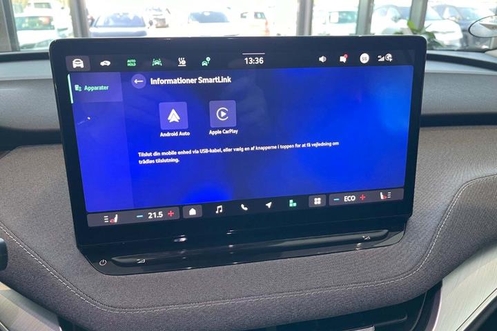 Hvid Skoda Enyaq fra 2026
