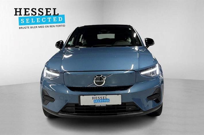 Blå Volvo C40 fra 2022