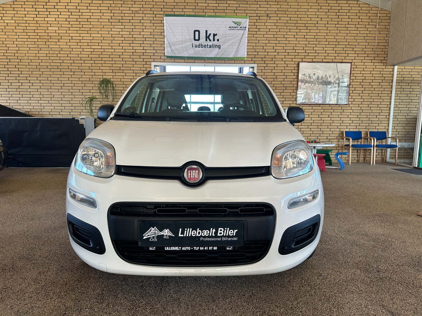 Hvid Fiat Panda fra 2012