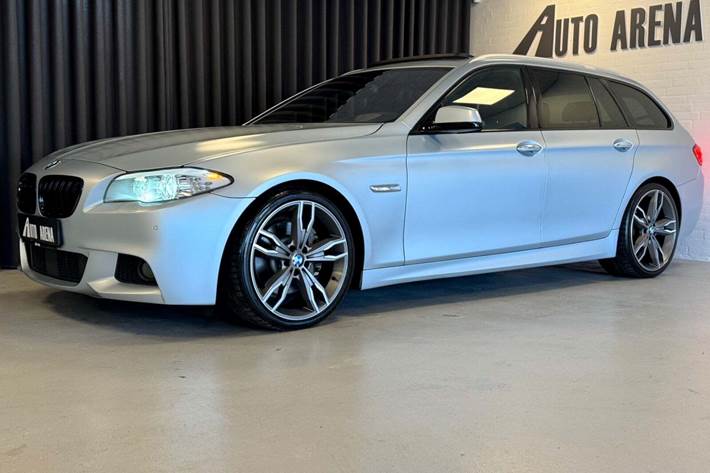 Sølv BMW 530d fra 2013