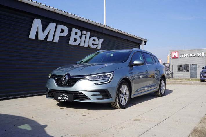 Blå Renault Megane IV fra 2020