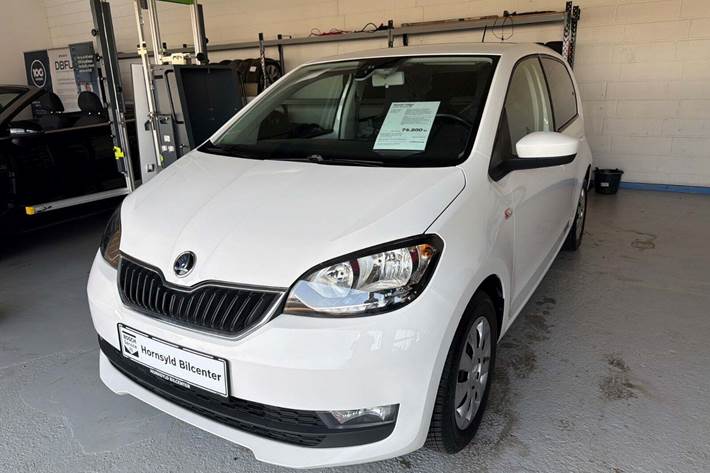 Hvid Skoda Citigo fra 2019