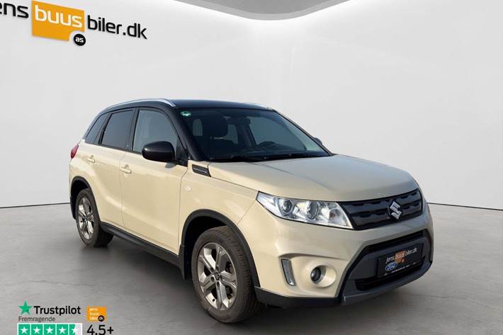 Orange Suzuki Vitara fra 2015