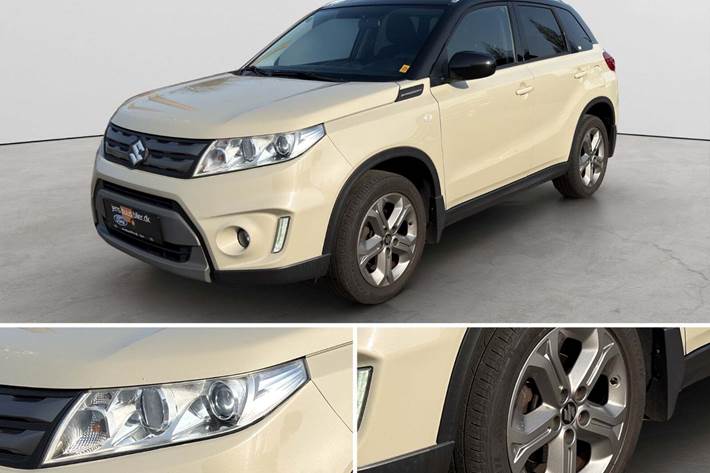 Orange Suzuki Vitara fra 2015