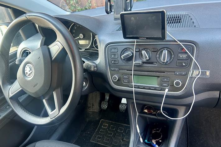 Sort Skoda Citigo fra 2013