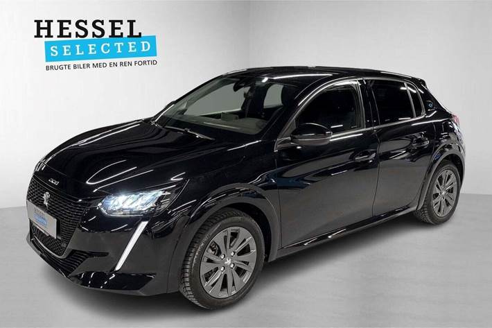 Sort Peugeot e-208 fra 2022