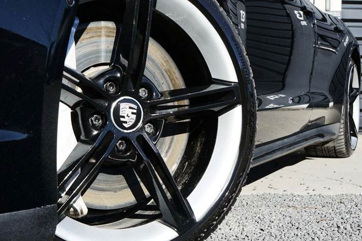 Hvid Porsche Taycan 4S fra 2020