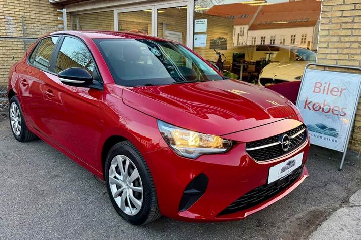 Grå Opel Corsa-e fra 2021