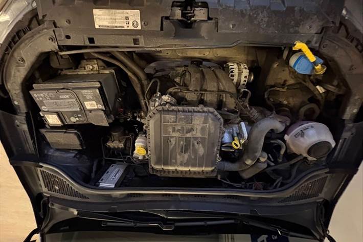 Sort Skoda Fabia fra 2018