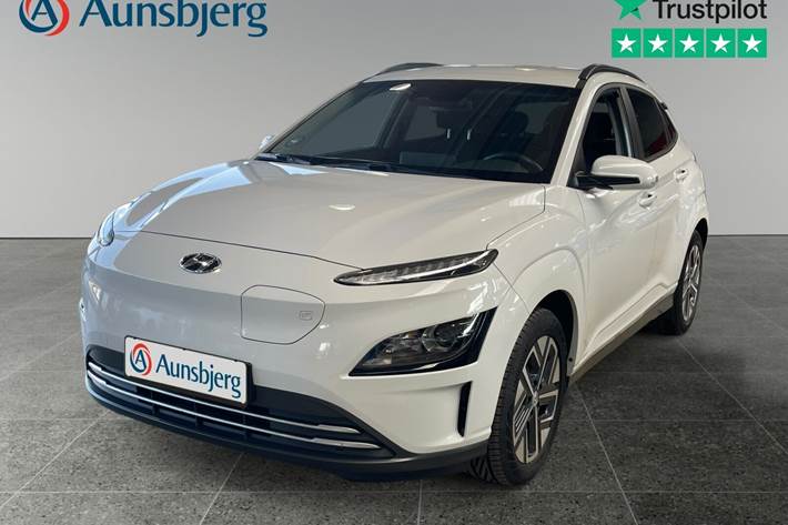 Hvid Hyundai Kona fra 2021