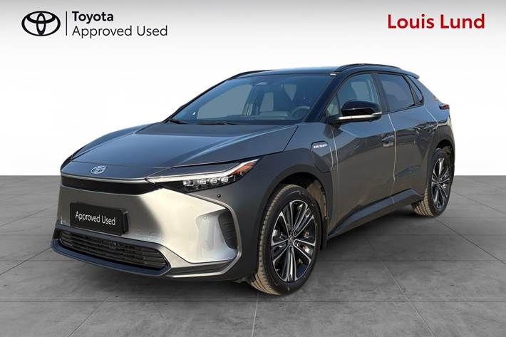 Grå Toyota BZ4X fra 2024
