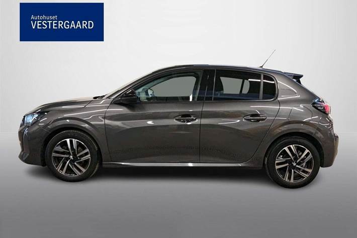 Grå Peugeot 208 fra 2023