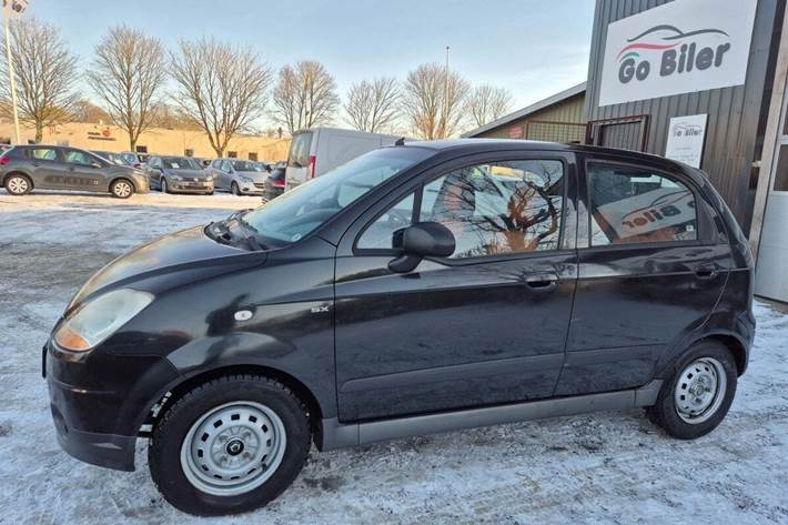 Grøn Chevrolet Matiz fra 2009