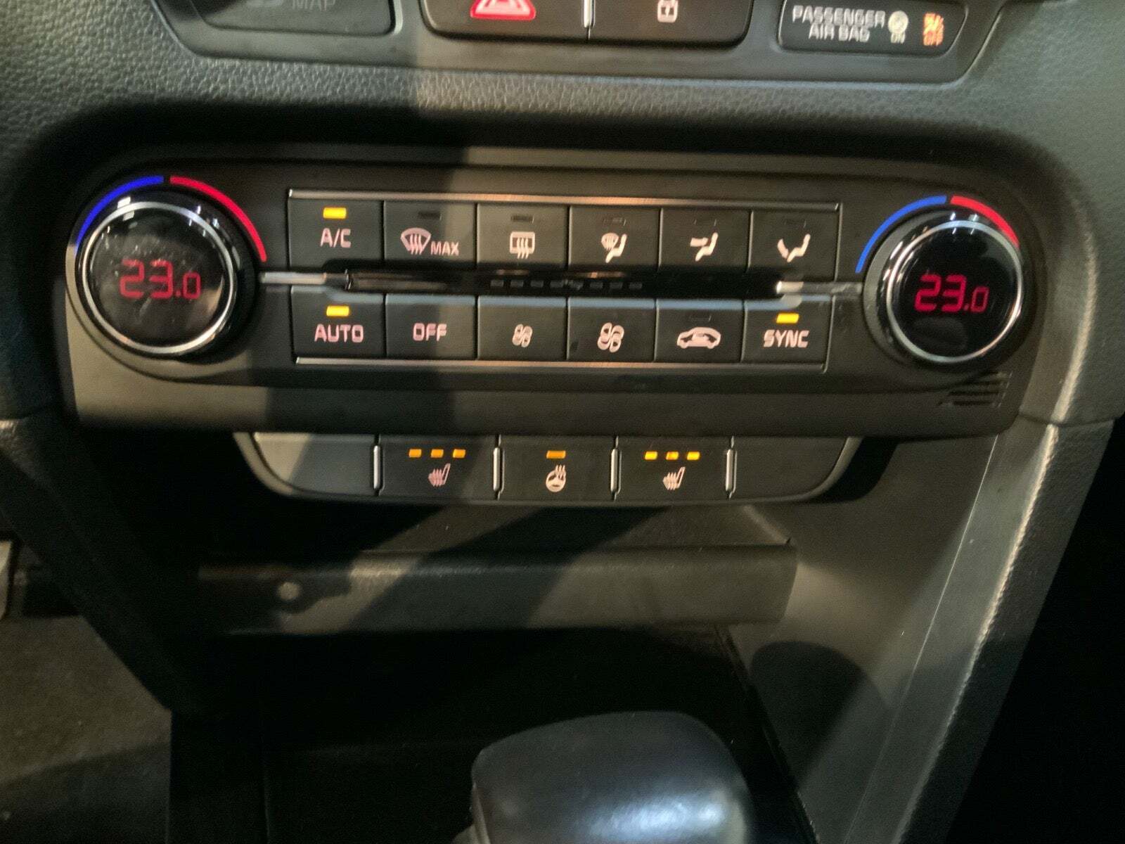 Rød Kia Ceed fra 2019