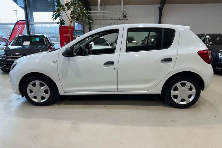 Hvid Dacia Sandero fra 2013