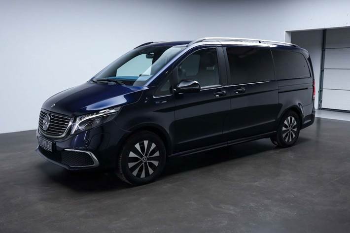 Blå Mercedes EQV300 fra 2020