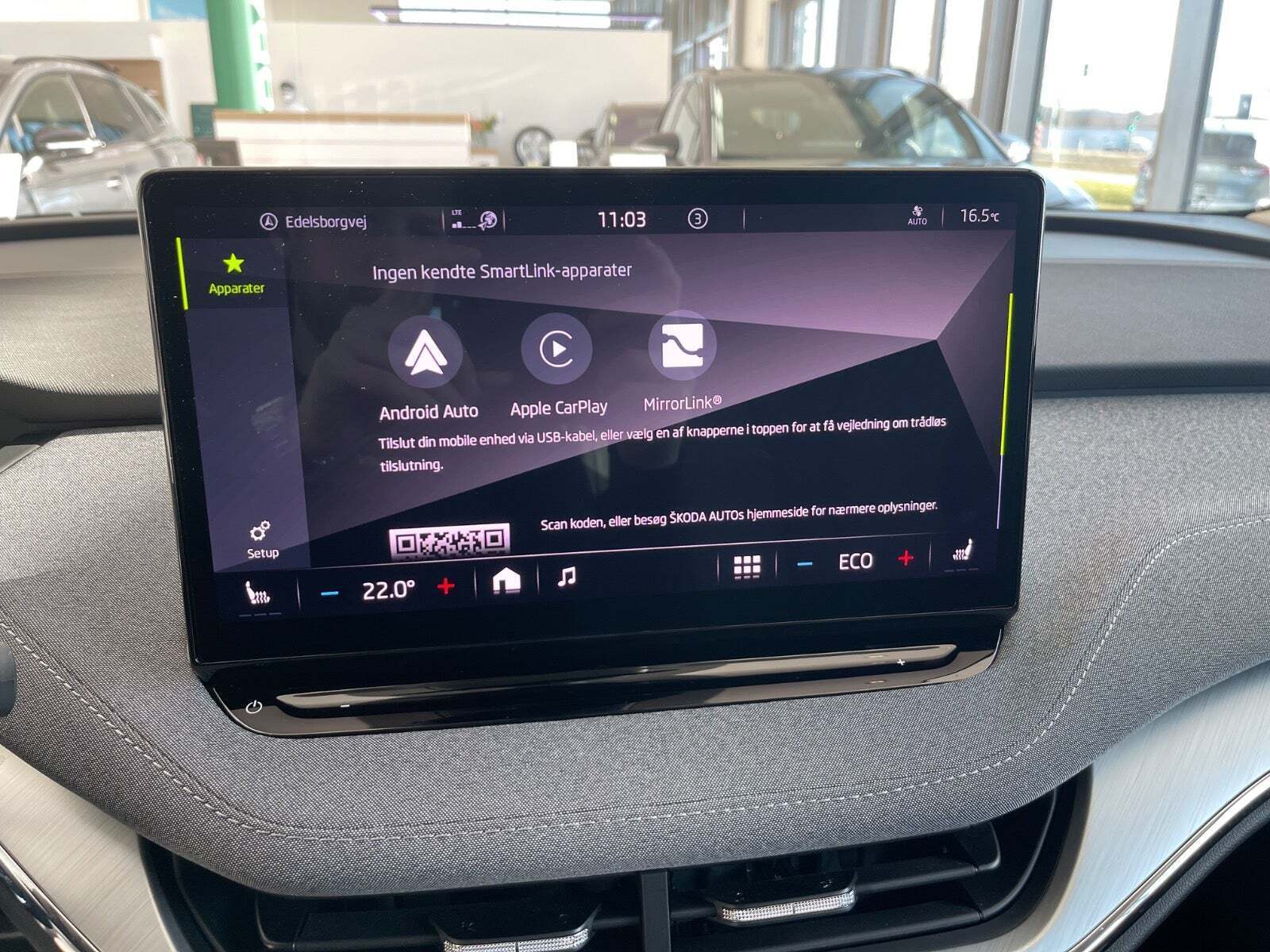 Sølv Skoda Enyaq fra 2024