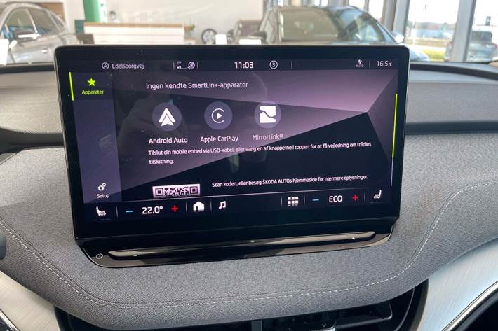 Sølv Skoda Enyaq fra 2024