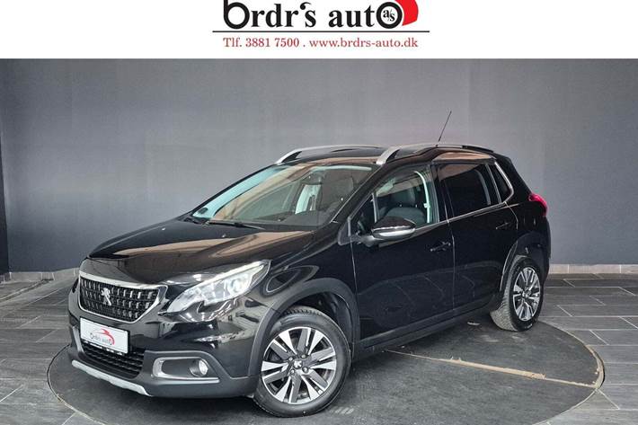 Sort Peugeot 2008 fra 2018 set udefra