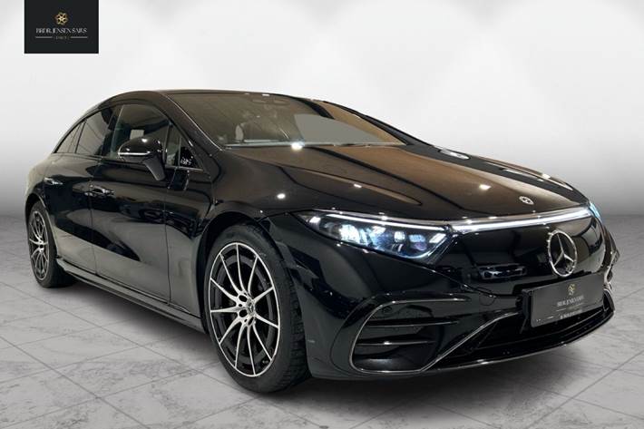 Sort Mercedes EQS 450+ fra 2022