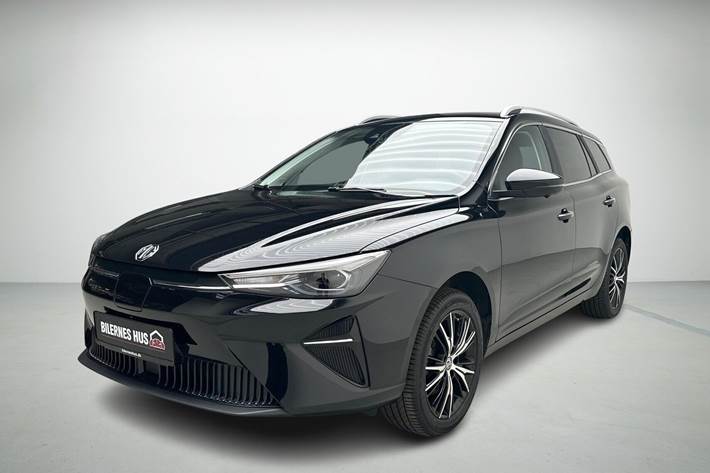 Sort MG MG5 Electric fra 2023 set udefra
