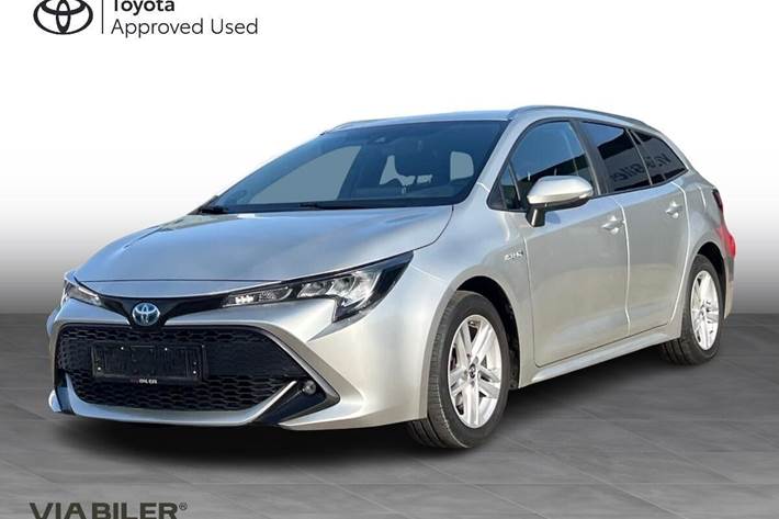 Sølv Toyota Corolla fra 2019