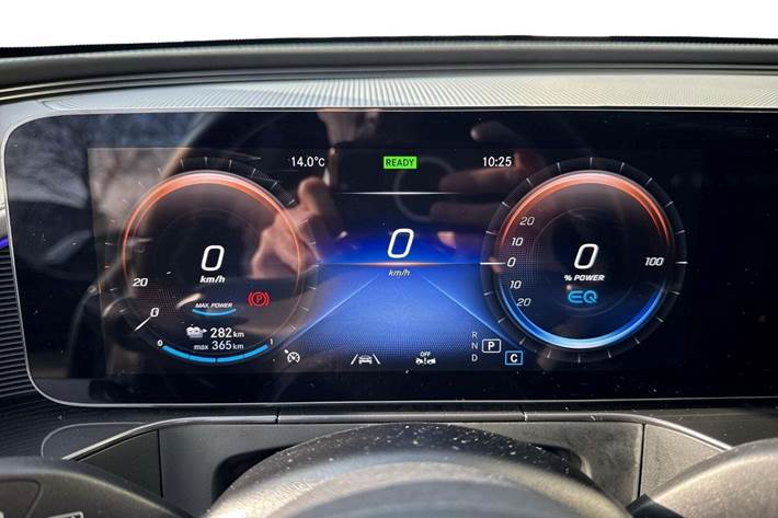 Gul Mercedes EQC400 fra 2022