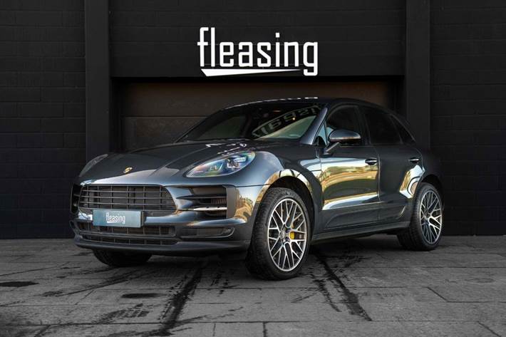 Grå Porsche Macan S fra 2018