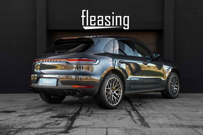 Grå Porsche Macan S fra 2018