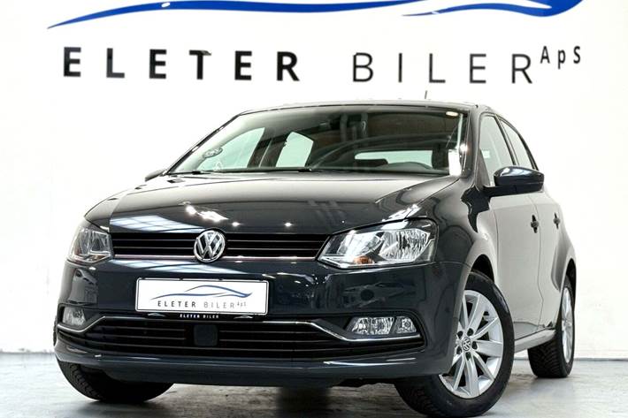 Grå VW Polo fra 2016