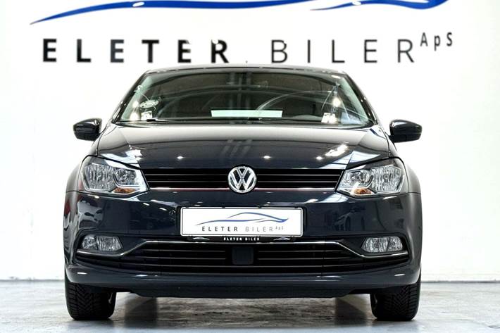 Grå VW Polo fra 2016