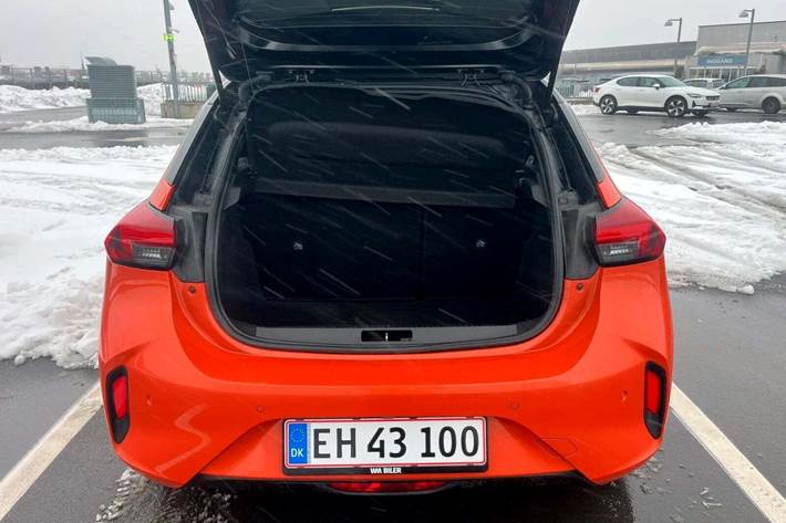 Orange Opel Corsa-e fra 2021