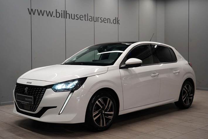 Hvid Peugeot 208 fra 2020