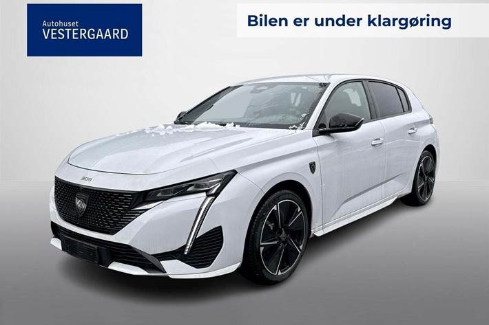 Hvid Peugeot E-308 fra 2023