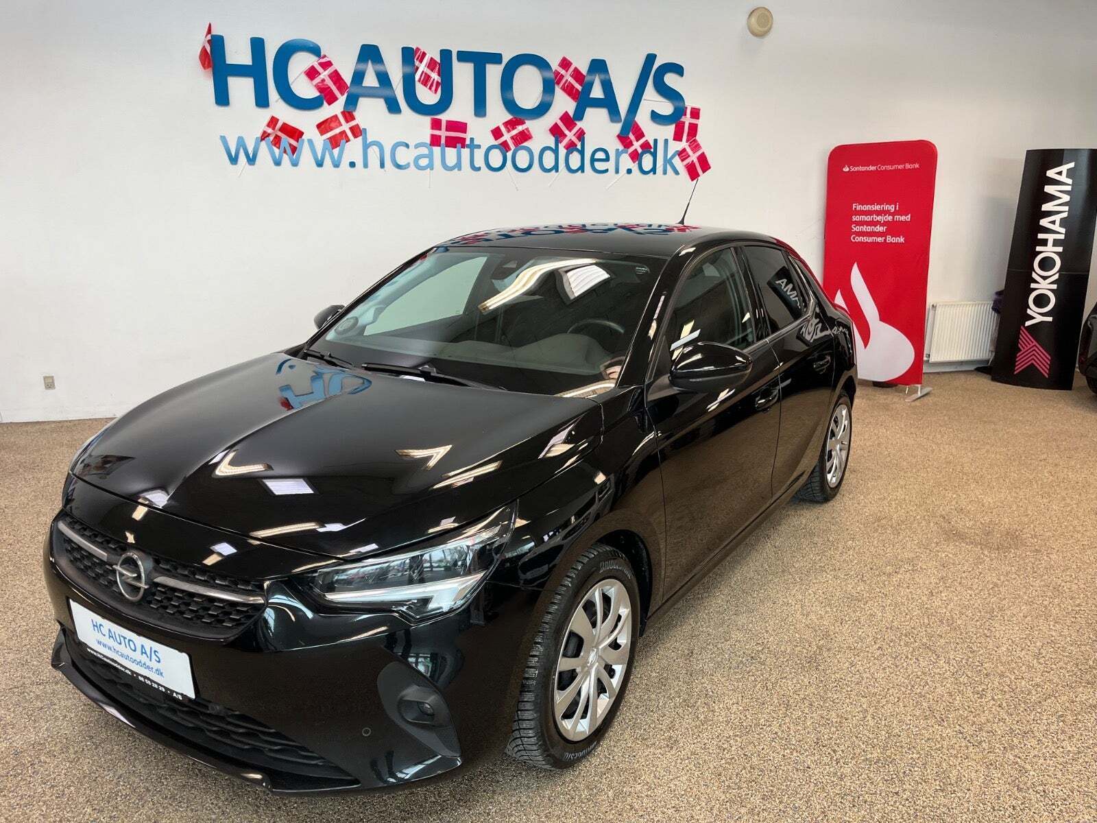 Sort Opel Corsa fra 2021