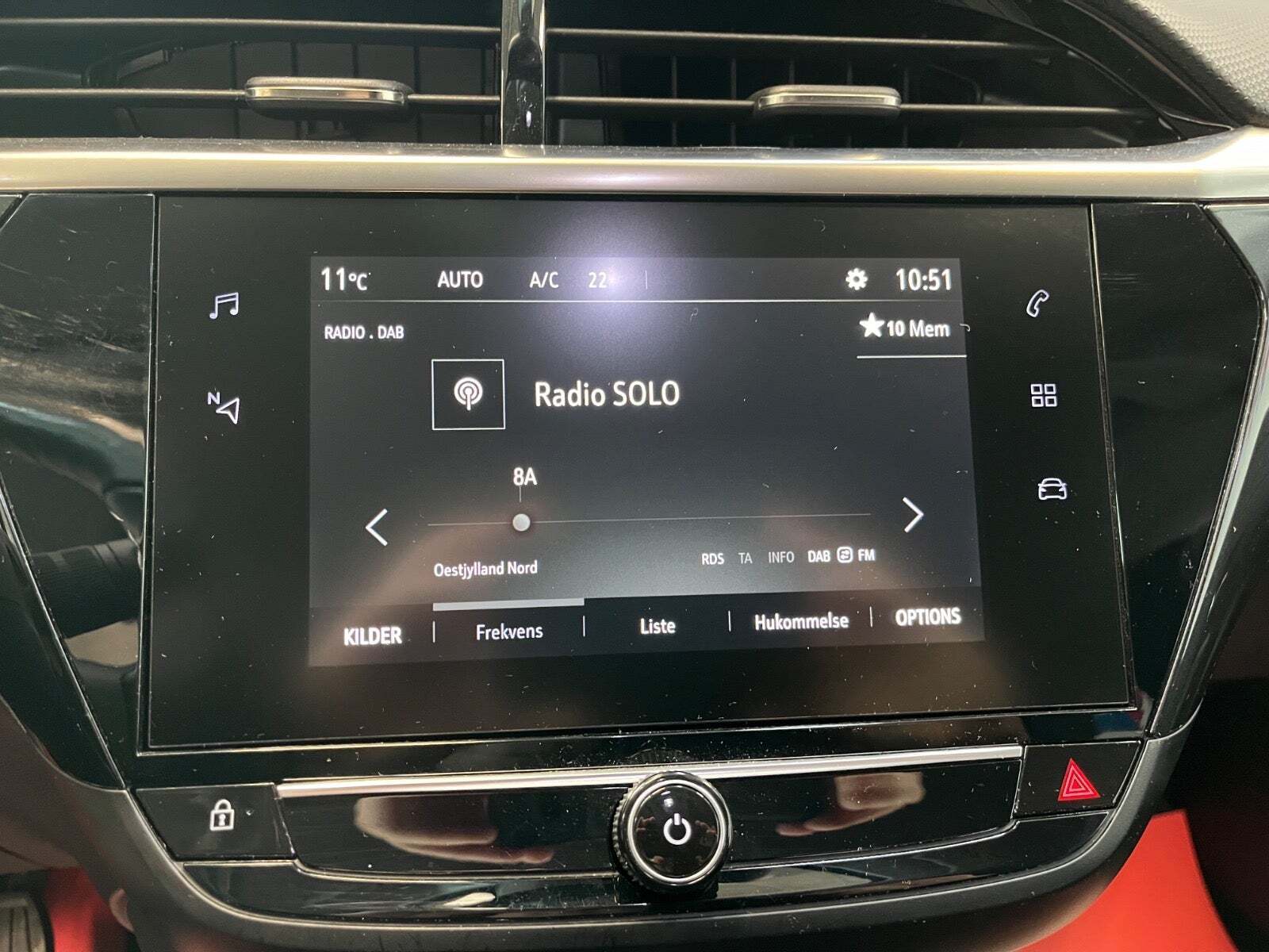 Sort Opel Corsa fra 2021