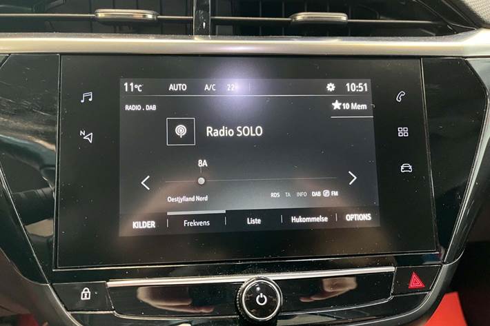 Sort Opel Corsa fra 2021